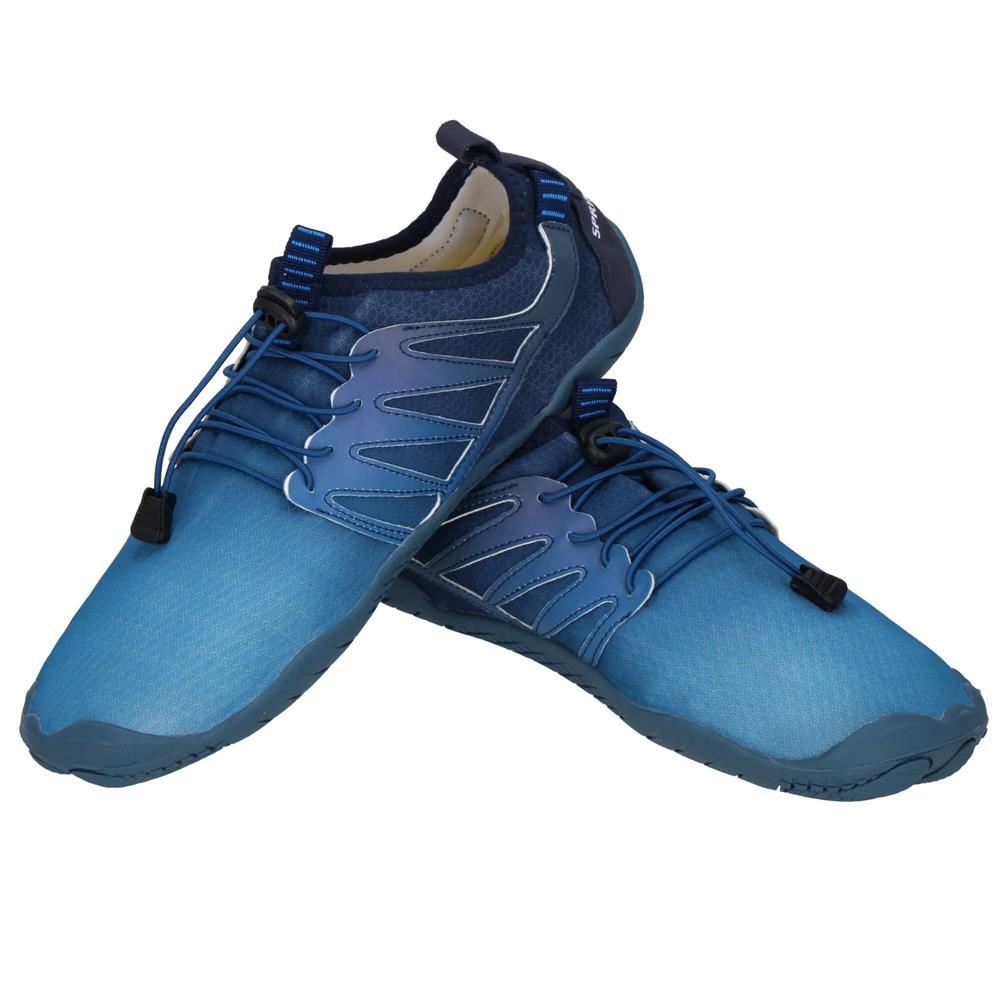 Incaltaminte apa - Pantofi plaja si apa, talpa cauciuc antiderapanta, material respirabil, albastru, marimea 44