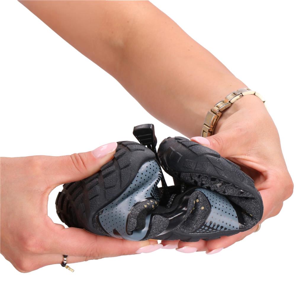 Pantofi plaja si apa, talpa cauciuc antiderapanta, material respirabil, negru, marimea 43 [4]