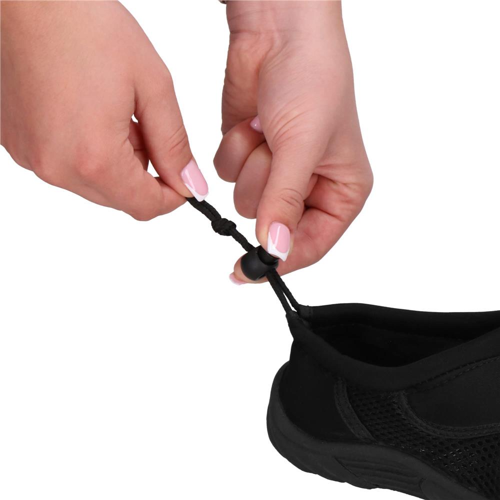 Pantofi apa unisex, material respirabil, talpa EVA antiderapanta, negru, marimea 44 [10]