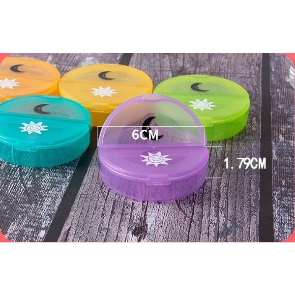 Cutie Depozitare Medicamente, , 7 Zile, 14 Compartimente, Cutie Suport, Recipiente Detasabile, Portabila, Recipiente Colorate, Suport Negru, 17.5x11x9.5 cm [4]