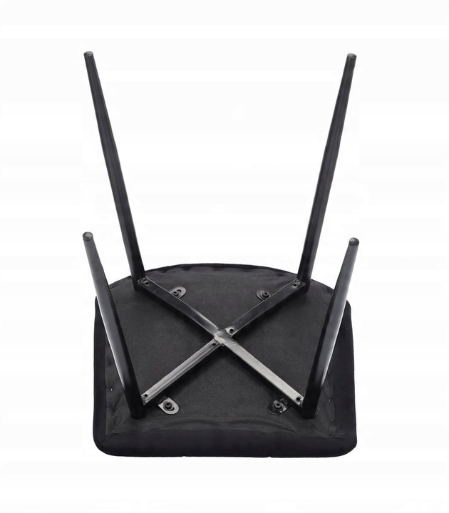 Scaun living tapitat cu catifea, spatar matlasat, 44x54x89 cm, gri [2]