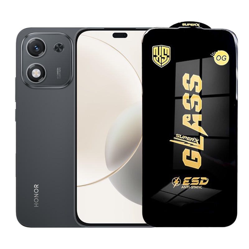 ✨TOATE PRODUSELE✨ - Folie de Protectie pentru Honor X70i, , Sticla Securizata ESD, Margini Negre, Rezistenta la Zgirieturi, Antistatica, 0.35 mm, Transparenta