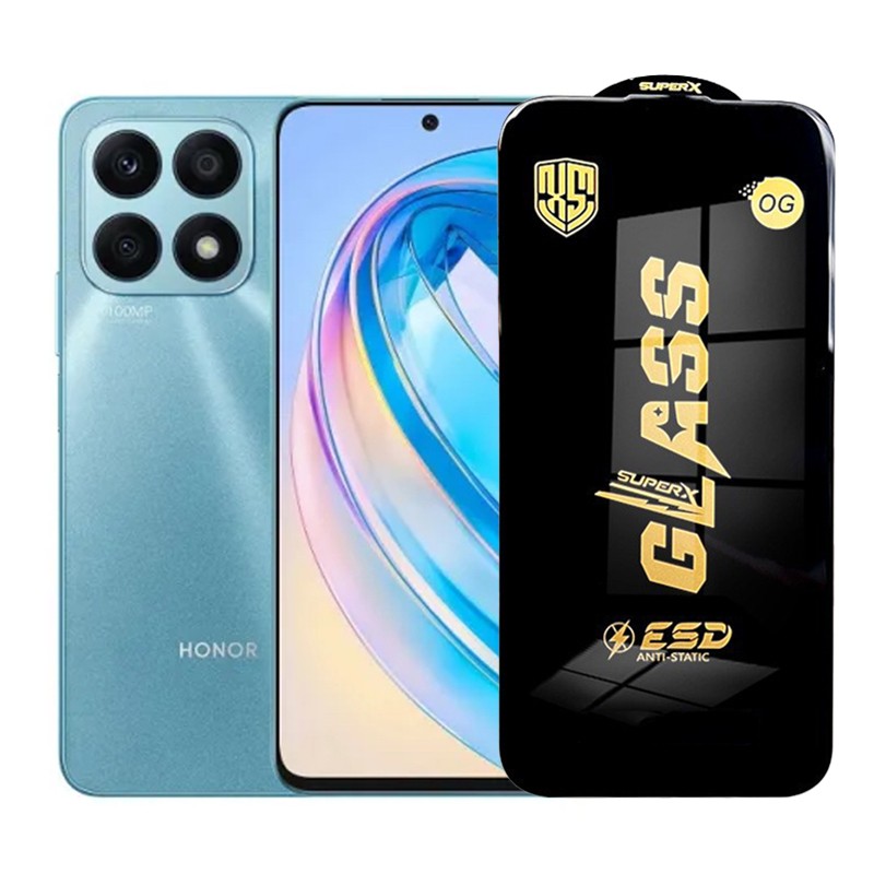 ✨TOATE PRODUSELE✨ - Folie de Protectie pentru Honor X8a, , Sticla Securizata ESD, Margini Negre, Rezistenta la Zgirieturi, Antistatica, 0.35 mm, Transparenta