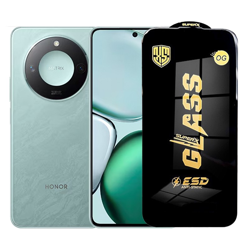 ✨TOATE PRODUSELE✨ - Folie de Protectie pentru Honor X9c Smart, , Sticla Securizata ESD, Margini Negre, Rezistenta la Zgirieturi, Antistatica, 0.35 mm, Transparenta