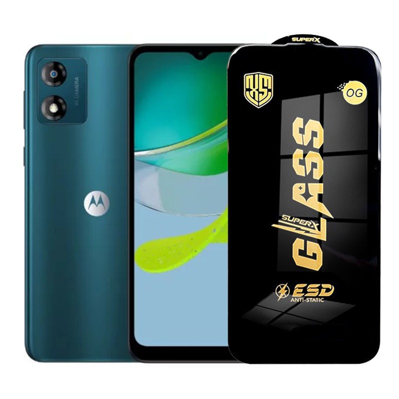 ✨TOATE PRODUSELE✨ - Folie de Protectie pentru Motorola Moto E13, , Sticla Securizata ESD, Margini Negre, Rezistenta la Zgirieturi, Antistatica, 0.35 mm, Transparenta