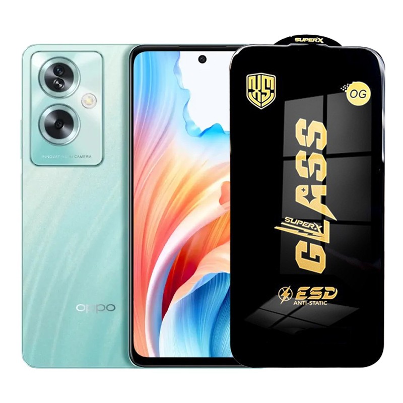 ✨TOATE PRODUSELE✨ - Folie de Protectie pentru Oppo A2, , Sticla Securizata ESD, Margini Negre, Rezistenta la Zgirieturi, Antistatica, 0.35 mm, Transparenta