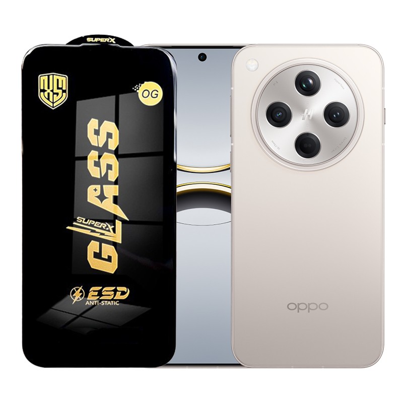 ✨TOATE PRODUSELE✨ - Folie de Protectie pentru Oppo Find X8s+, , Sticla Securizata ESD, Margini Negre, Rezistenta la Zgirieturi, Antistatica, 0.35 mm, Transparenta