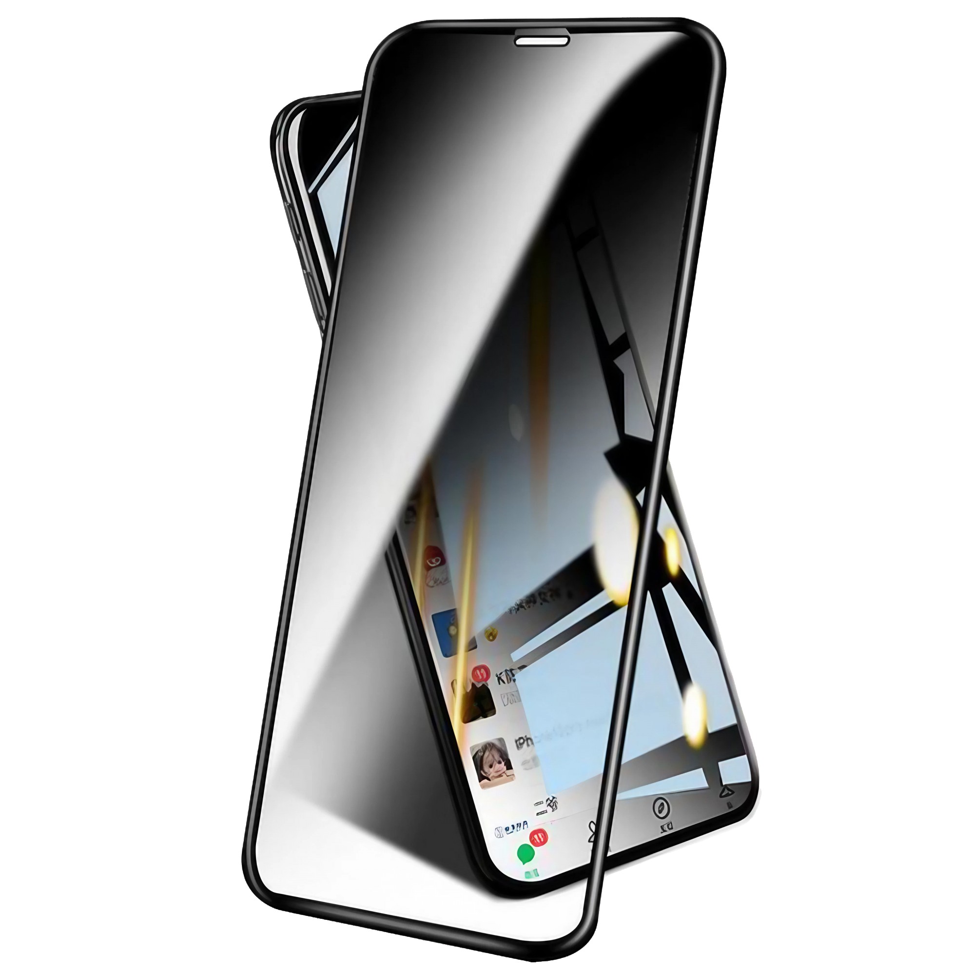 Folie de Sticla Securizata pentru Apple iPhone 15 Pro Max, , Privacy Diamond, Vizibilitate HD, Protectie Completa 9D, Anti-Static ESD, Protectie Confidentialitate, Negru [1]
