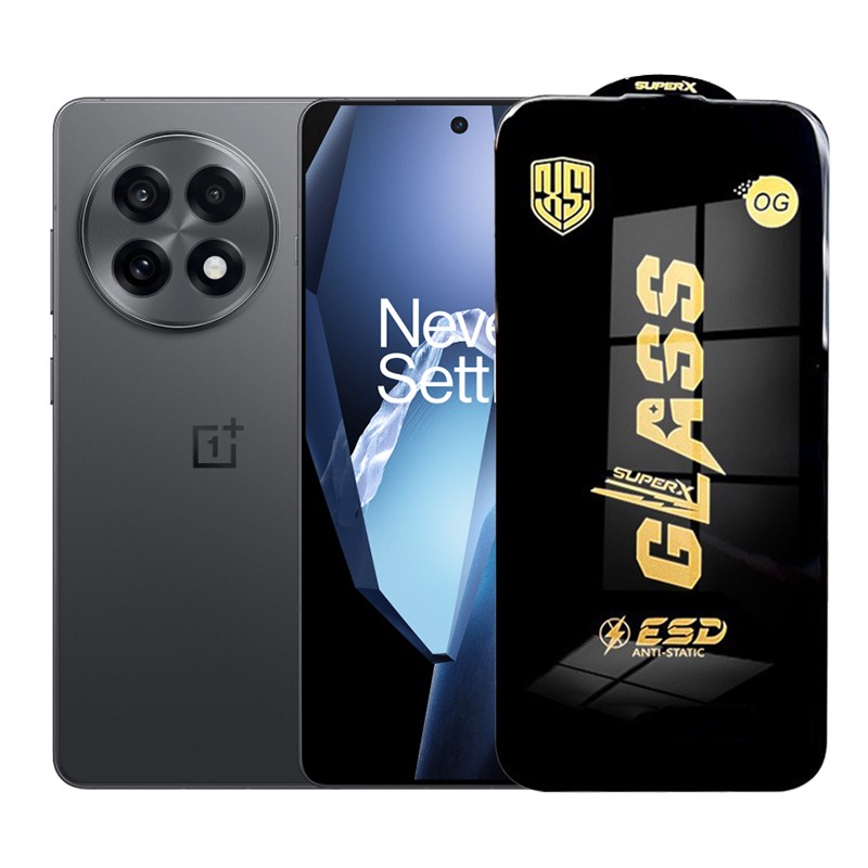 ✨TOATE PRODUSELE✨ - Folie de Protectie pentru OnePlus 13R, , Sticla Securizata ESD, Margini Negre, Rezistenta la Zgirieturi, Antistatica, 0.35 mm, Transparenta