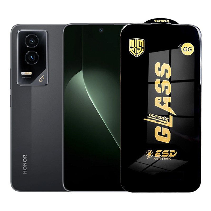 ✨TOATE PRODUSELE✨ - Folie de Protectie pentru Honor GT, , Sticla Securizata ESD, Margini Negre, Rezistenta la Zgirieturi, Antistatica, 0.35 mm, Transparenta