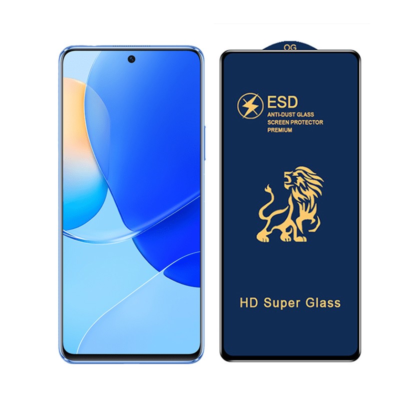 Folie Sticla Securizata ESD - antistatica - Folie ecran pentru Huawei NOVA 9 SE, Sticla ESD Premium, Lion HD Super Glass, Anti-static, Negru