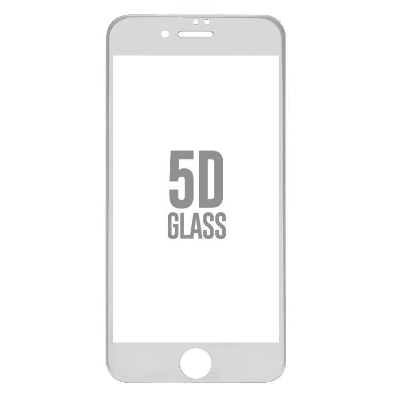 Folie Sticla Apple iPhone 6 Plus ® 4D/5D Alb [2]