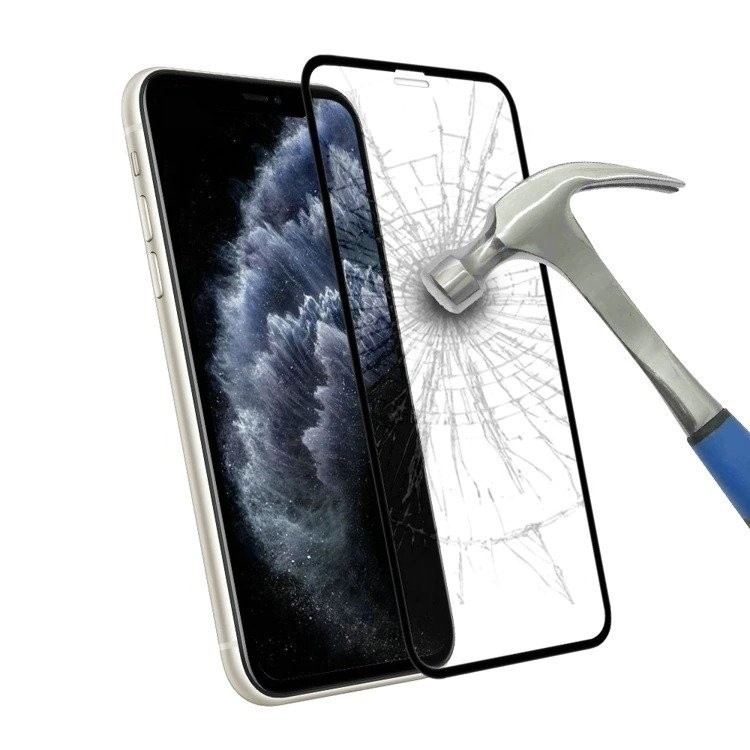 Folie Sticla Securizata compatibila cu Oppo Reno 3, Full Glue, Curbata, Lipici margine, Negru [3]