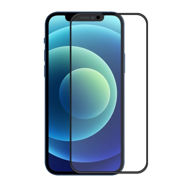 Folie Sticla Securizata 111D - Folie Sticla ® compatibila cu Apple iPhone 14 Plus / 13 Pro Max 111D Negru