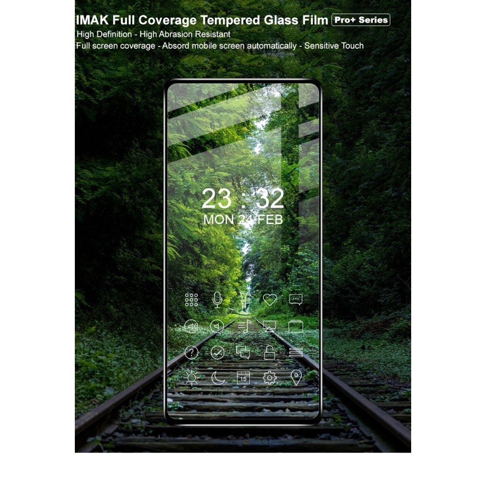 Folie Sticla Securizata , compatibila cu Samsung A72, Negru [13]