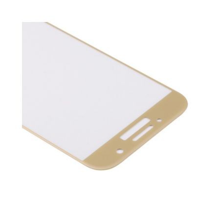 Folie Sticla Samsung Galaxy A3 2017 Full Face Auriu [4]