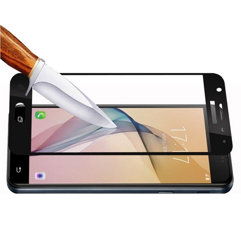 Folie Sticla Samsung Galaxy J7 2017 Full Face Negru [5]