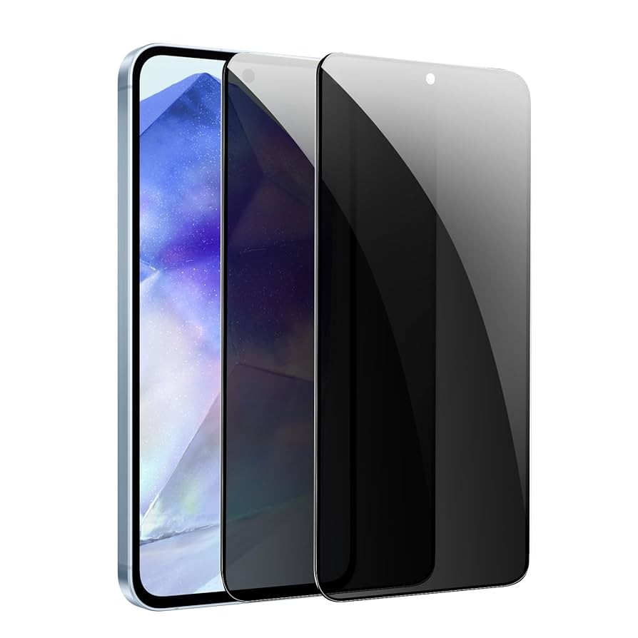 Folie Sticla Securizata Privacy - Folie Sticla Securizata, , Pentru Samsung Galaxy S23 FE, Privacy Classic, 2.5D, Confidentialitate 35°, Negru Transparent