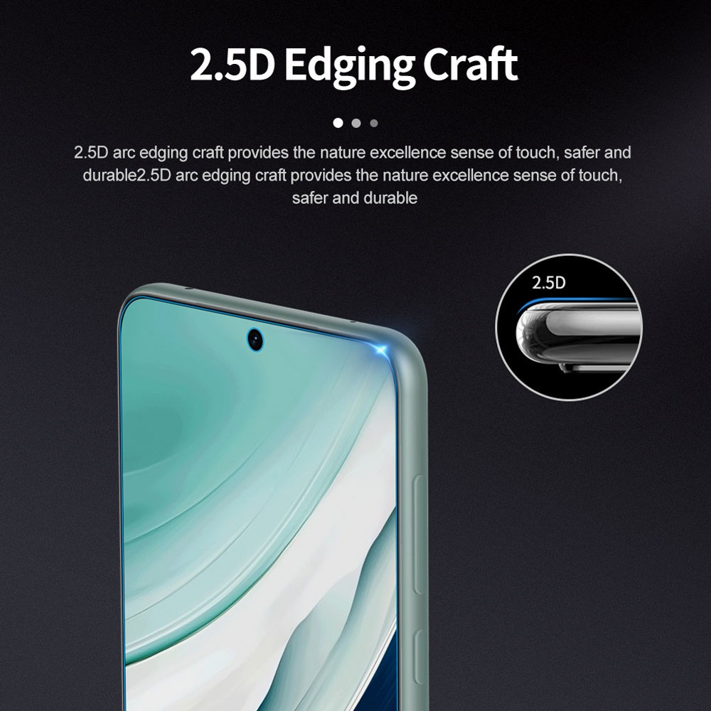 Folie Sticla Securizata, , Pentru Huawei Mate 50 Pro, Full Glue, Margini Negre, Transparent [3]