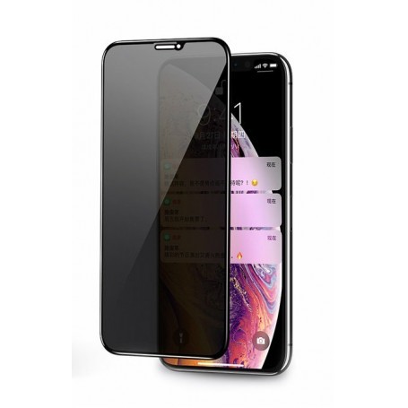 Privacy Clasic - Folie sticla securizata compatibila cu Xiaomi 11T / 11T Pro, Full Glue, Privacy, Negru