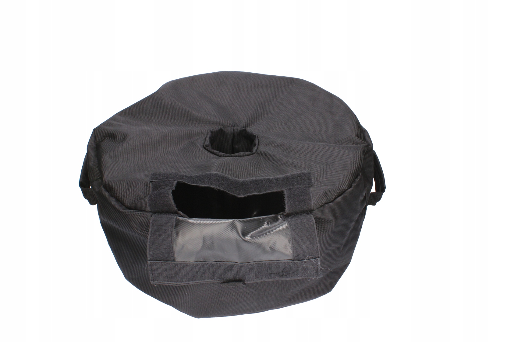 Suport umplere umbrela 47x18 cm, sac cu manere, inchidere velcro, poliester impermeabil, negru [4]