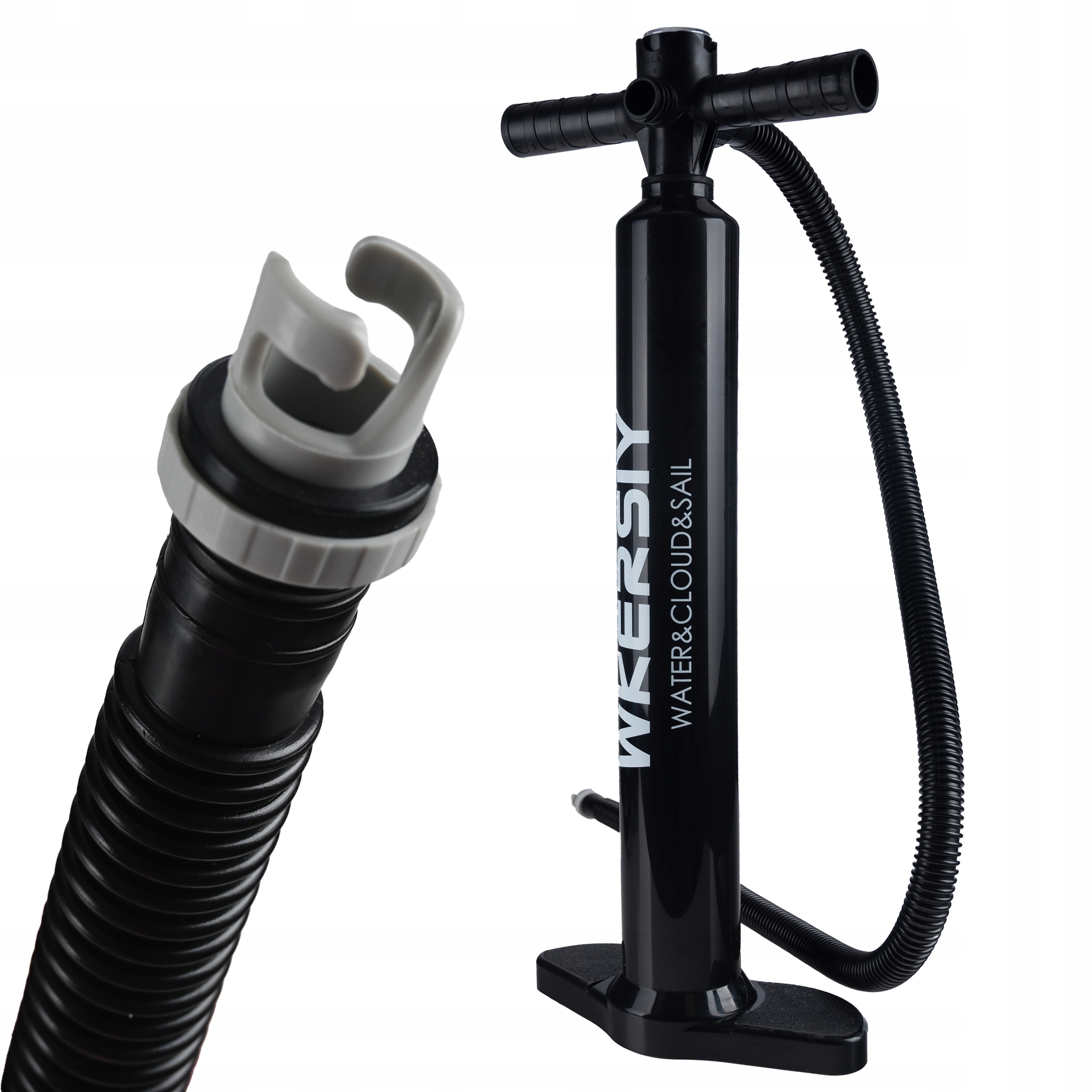 Pompa manuala cu manometru pentru SUP, 15 PSI – dubla actiune, furtun 130 cm [2]