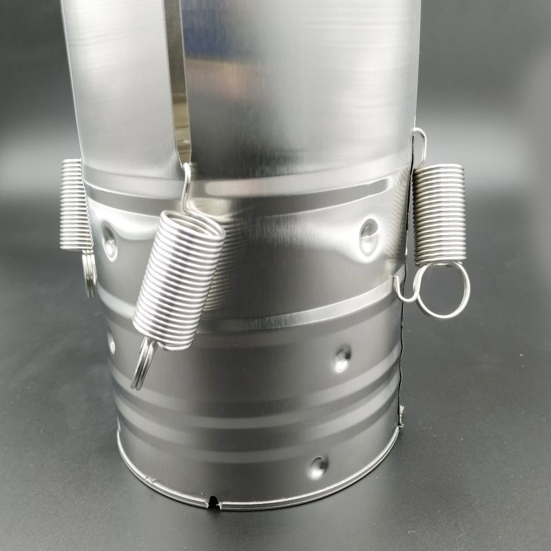 Presa din inox , pentru preparat sunca presata, cu capac, dimensiune reglabila in 3 trepte, 15 x 15 x 18 cm, argintiu [3]