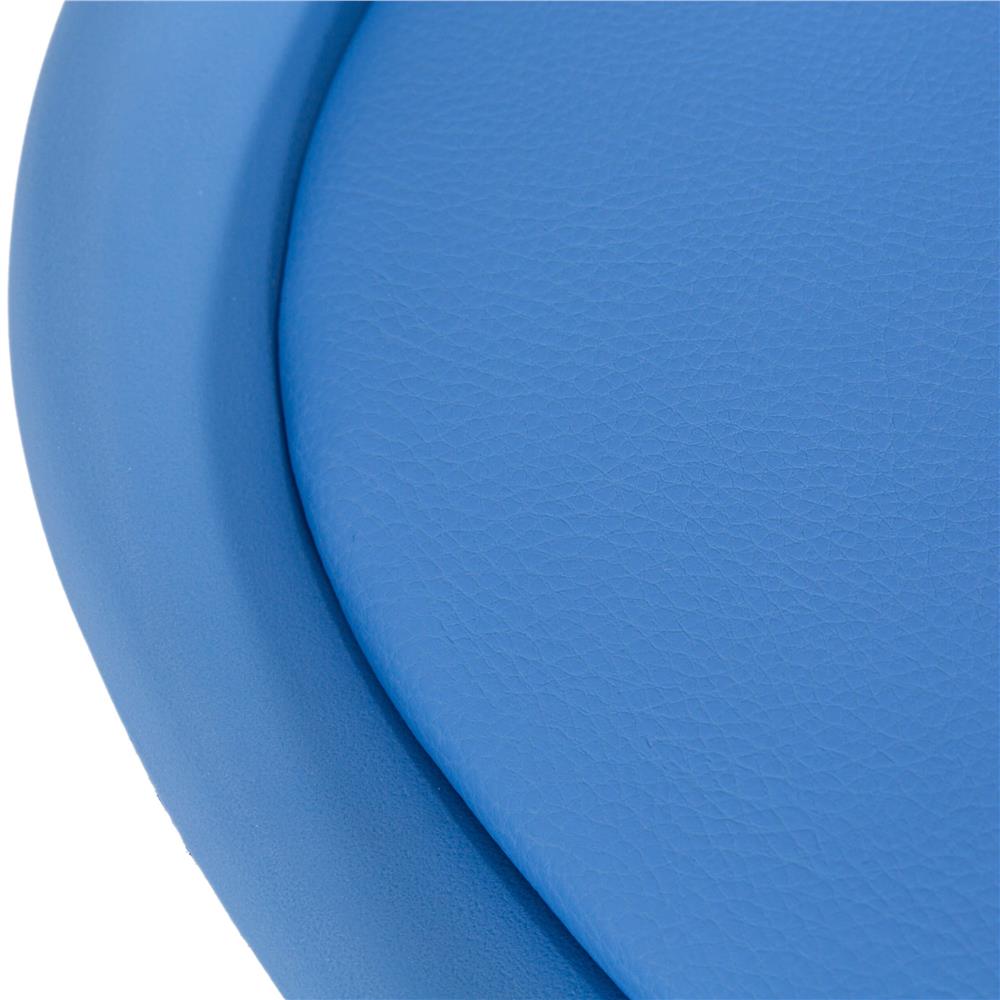 Scaun birou ergonomic, cu sezut din spuma, reglabil pe inaltime, maxim 120 kg, 90x49x48 cm, albastru [13]