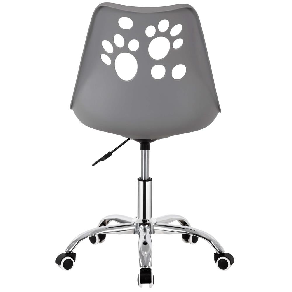 Scaun birou ergonomic, cu sezut din spuma, reglabil pe inaltime, maxim 120 kg, 90x49x48 cm, gri [14]