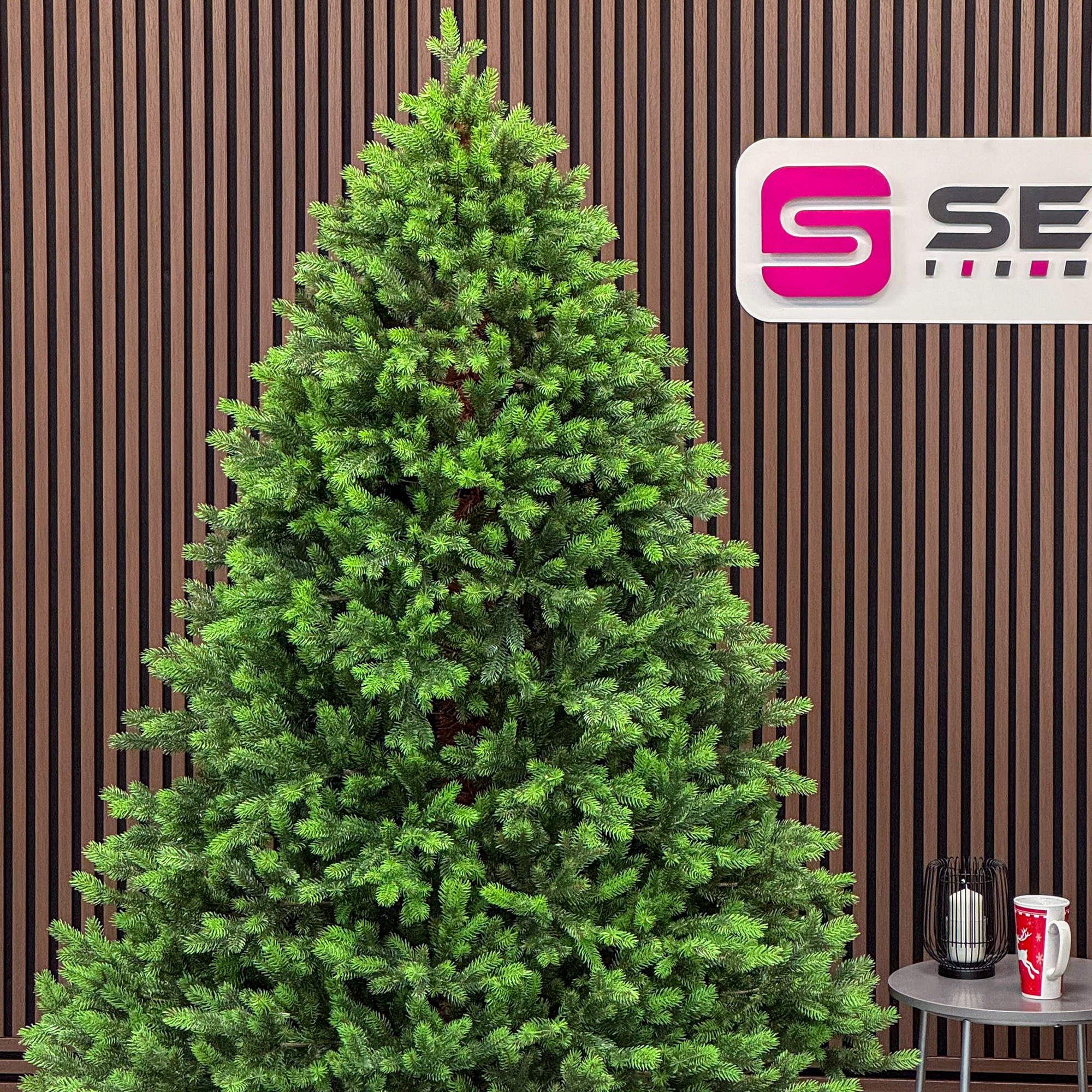 Brad artificial Sersimo, Hollandia, verde cu varfuri verzi, integral 3D, 210 cm [9]