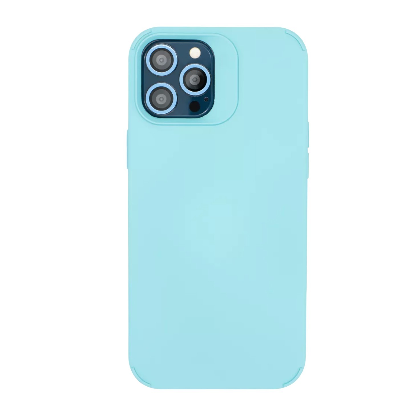 Husa Apple iPhone 14 Pro, , din Silicon Lichid, Interior din Microfibra, Lentile Fosforescente de Protectie Camera, Anti Amprenta, Rezistenta la Socuri, Bleu [7]