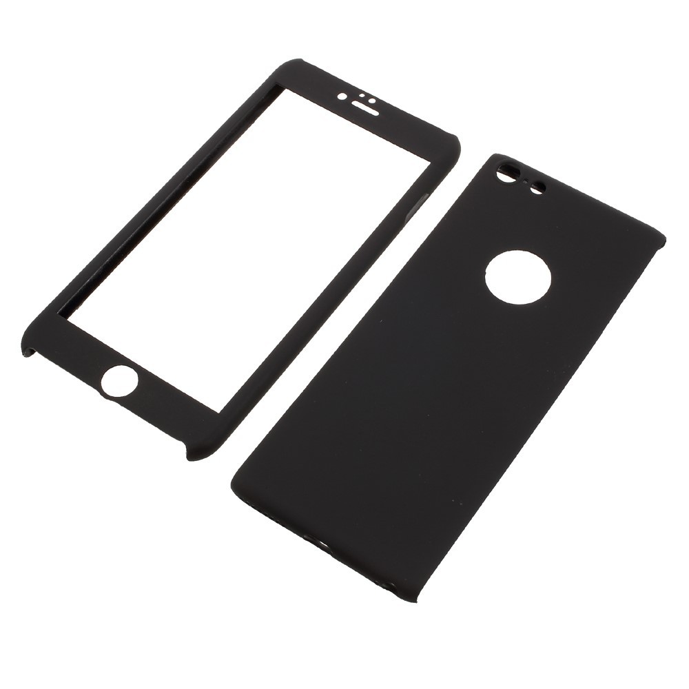 Husa Apple iPhone 6/6S Full Cover 360 Negru + Folie de protectie [8]