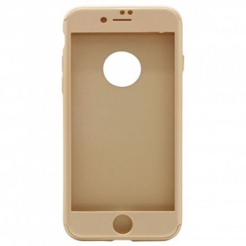 Husa Apple iPhone 6/6S IPAKY Full Cover 360 Auriu + Folie Cadou [8]