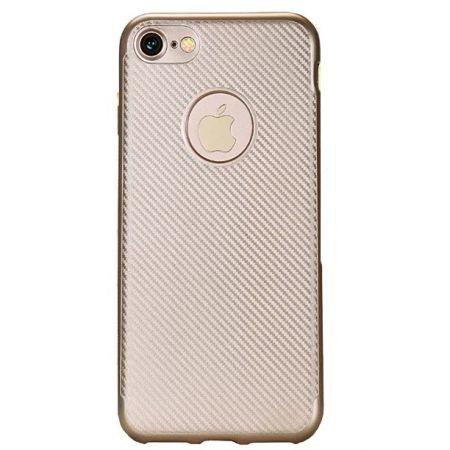 Husa Apple iPhone 8 i-Zore Carbon Fiber Auriu [3]