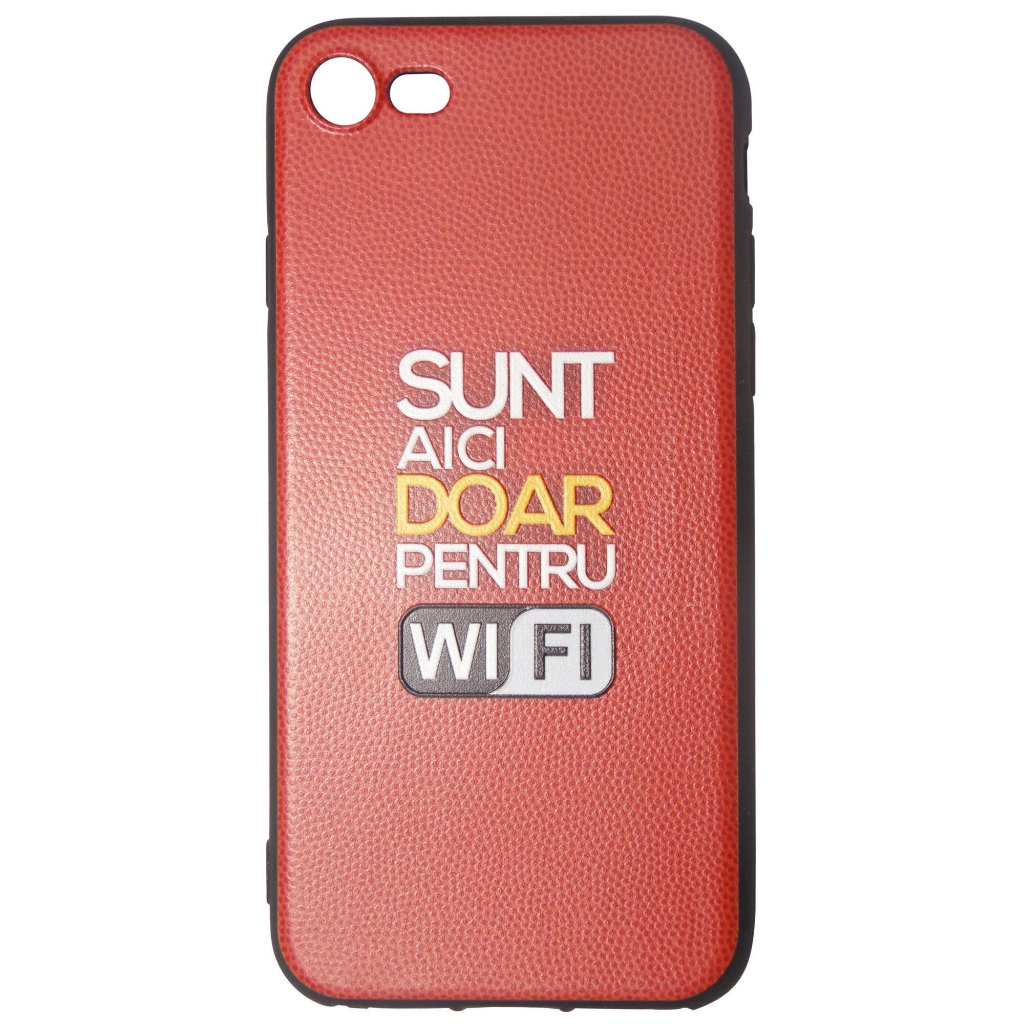 Back Case - Husa Apple iPhone 8 Multicolor Mesaj Wi-Fi