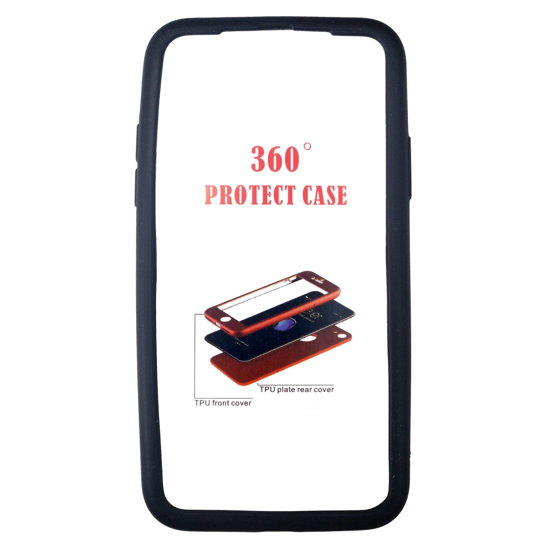 Husa Apple iPhone X Full Silicone Negru [4]