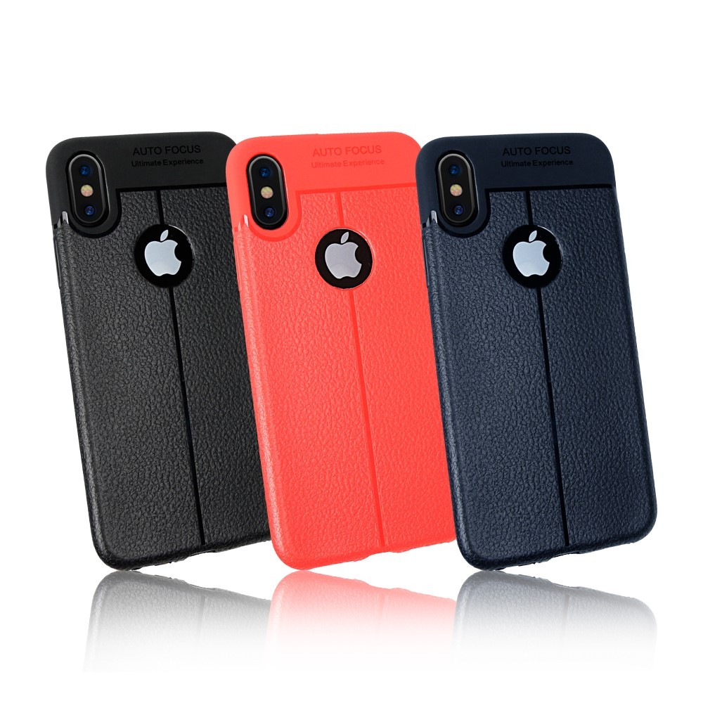 Husa Apple iPhone X Zore TPU moale Rosu [7]