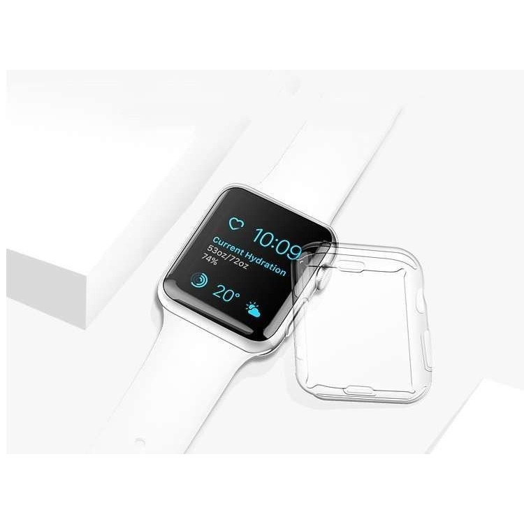 Husa Apple Watch Series 2/3 38 mm Full Tpu 360 Transparent [3]