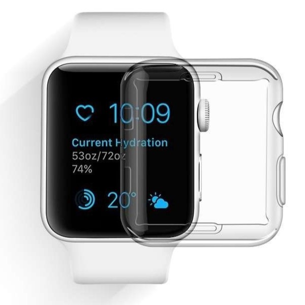 Huse SmartWatch - Husa Apple Watch Series 4/5 40 mm Full Tpu 360 Transparent