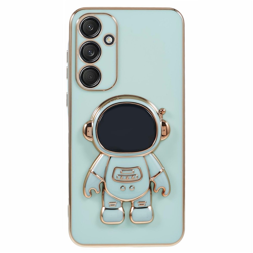 Husa Telefon 2in1, , Compatibila Samsung Galaxy S23, Carcasa TPU cu Suport Inclus Tip Astronaut, Protectie Camere, Verde [4]