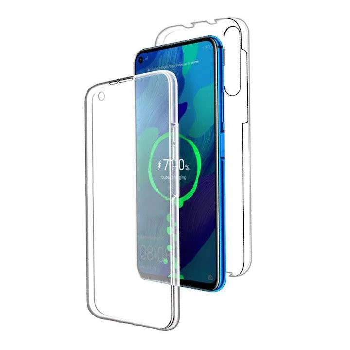 Husa de protectie compatibila cu Apple iPhone 12/12 Pro Full Tpu 360 Transparent [6]
