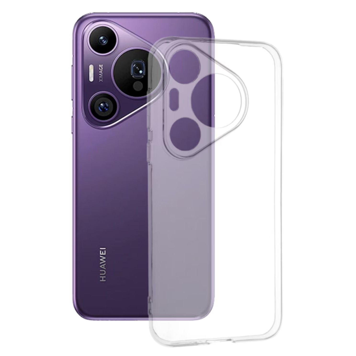 ✨TOATE PRODUSELE✨ - Husa de Protectie, , Compatibila cu Huawei Pura 70, TPU, Transparent