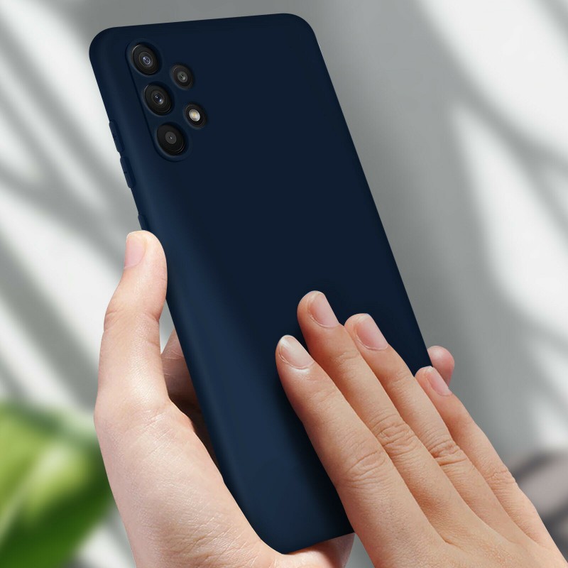 Husa de protectie compatibila cu Samsung Galaxy S21 Ultra Matte Tpu Albastru inchis [3]