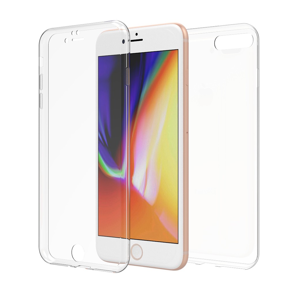Husa de protectie ® pentru Apple iPhone 7 Plus Full Tpu 360 V2 Transparent [6]