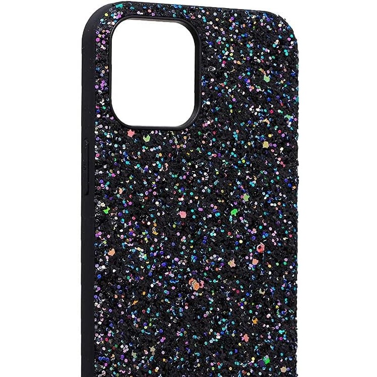 Luxury Glitter - Husa de Protectie, , pentru Apple iPhone SE 2020, Sclipici, TPU, Negru