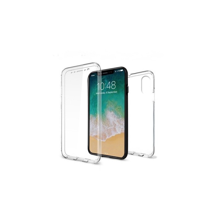 Husa de protectie ® pentru Apple iPhone X Full Tpu 360 V2 Transparent [2]