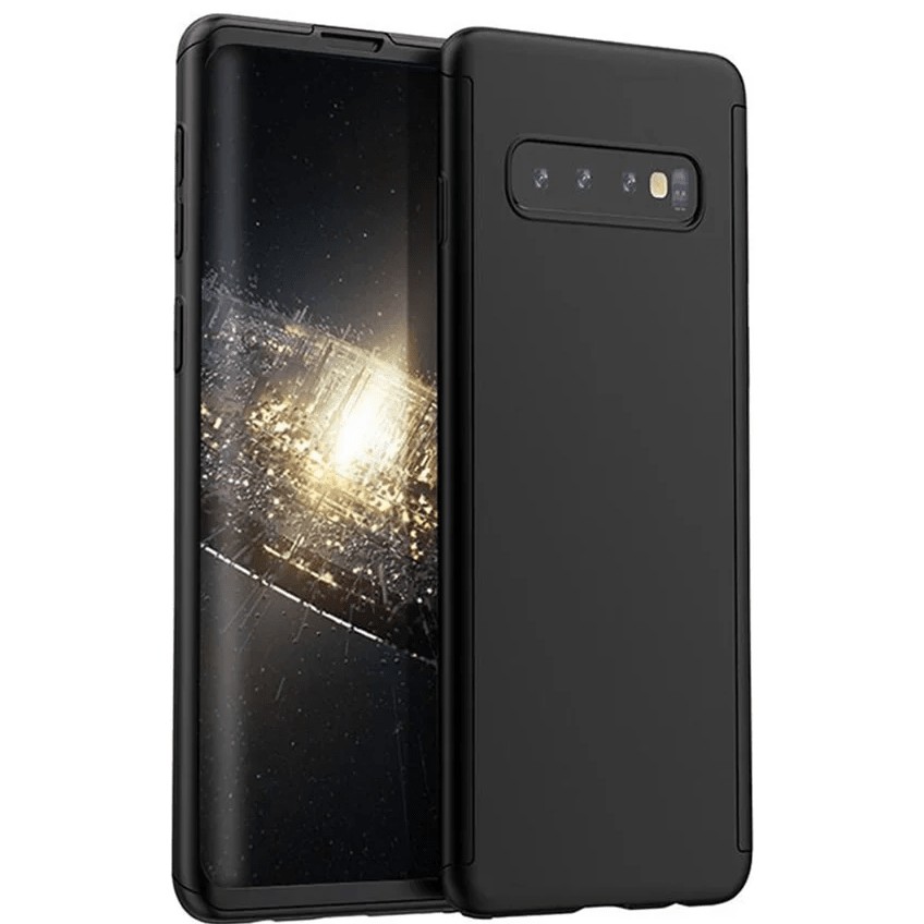 Husa de Protectie, , pentru Samsung Galaxy M20, cu Acoperire Completa 360, cu Folie de Protectie, Plastic, Negru [1]
