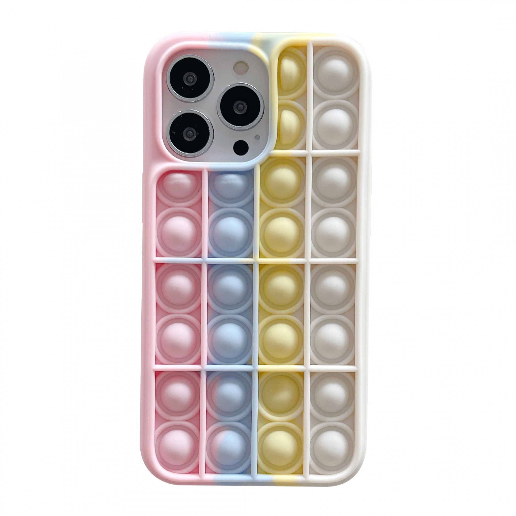 POP IT - Husa de protectie Pop It compatibila cu Apple iPhone 13 Pro,Model 5,Multicolor