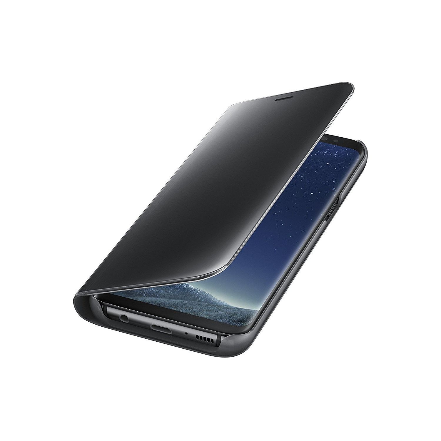 Husa de protectie pentru Samsung Galaxy S8 Plus Flip Cover Oglinda Negru [3]