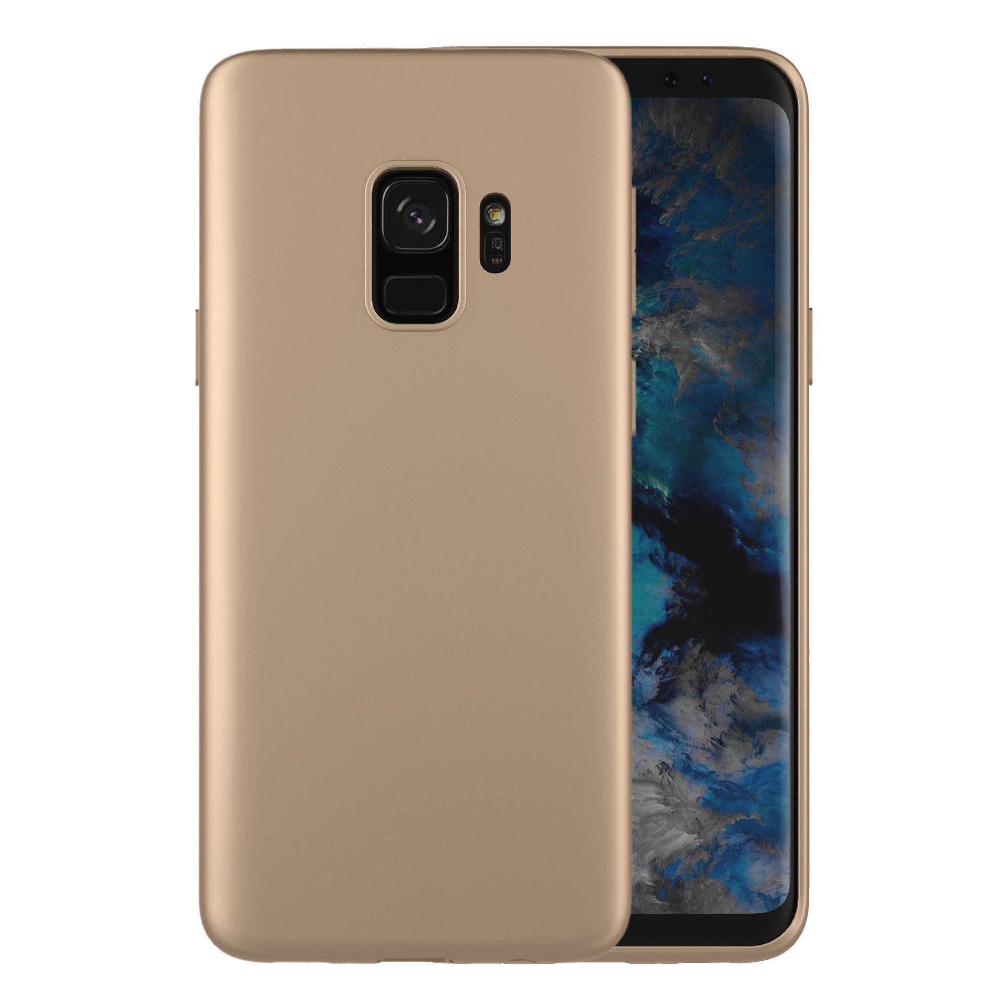 Back Case - Husa de protectie pentru Samsung Galaxy S9 Luxury Case Auriu